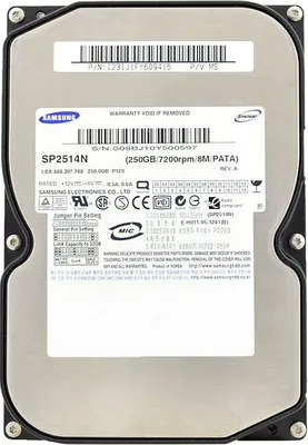 Produktbild von Festplatte Samsung 250Gb SP2514N 8Mb Cache 7200Rpm ATA-133 3,5" Zoll
