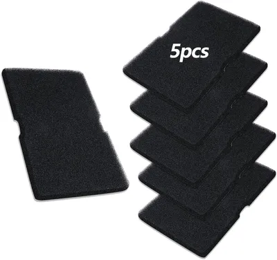 Produktbild von 5Stk Lintfilter Schaumfilter für Wärmepumpentrockner, 245x155x10mm, Ersatzfilter für Trockner