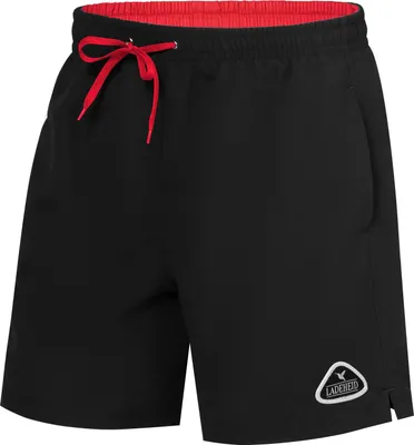 Produktbild von Ladeheid Herren Badehose Badeshorts Beachshorts Schwimmhose LAZA1002 (Schwarz Rot, XL)