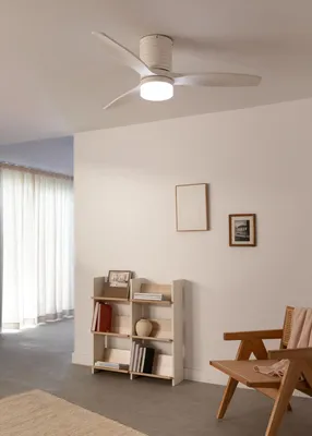 Produktbild von WIND CALM LINE - Leiser Deckenventilator 40W Ø132 cm 100% Holz