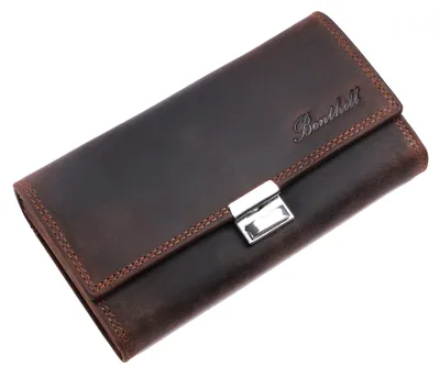 Produktbild von Benthill Kellner Geldbörse Echt-Leder - Kellnerportemonnaie mit RFID Schutz - XXL Robuste Leder Kellnerbörse - Profi Kellner-Geldbeutel