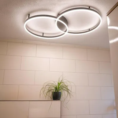 Produktbild von s.luce Ring LED Deckenleuchte 2-flammig Deckenleuchte Wohnzimmerlampe