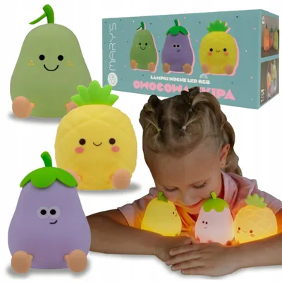 Image de Veilleuse LED RVB Ensemble de fruits