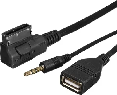 Obrázek produktu pro Hudební MDI AMI MMI rozhraní USB + nabíječka AUX kabel pro A6L A8L Q7 A3 A4L A5 A1