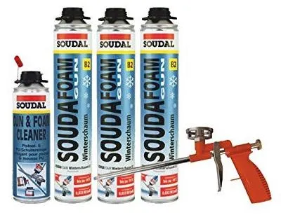 Obrázek produktu pro Sada 3 kusů zimních pěnových čističů s kompaktní pěnovou pistole a čisticím prostředkem