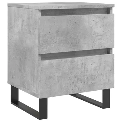 Produktbild von Nachttisch Betongrau 40x35x50 cm Holzwerkstoff