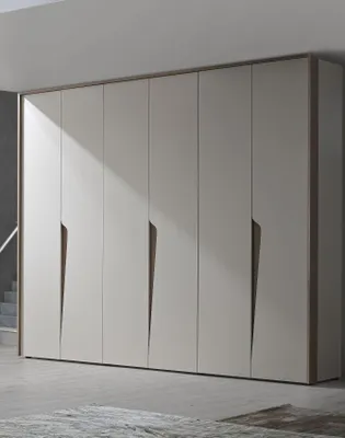 Produktbild von Kleiderschrank 6 Teilig Soleil in Weiss Grau Buche
