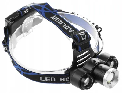Zdjęcie produktu dla LATARKA Czołowa T6 XML 10W LED ZOOM Czołówka 1196