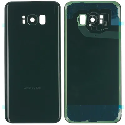Produktbild von Samsung Galaxy S8 Plus (SM-G955F) Backcover + Kameraglas + Kleber, Schwarz