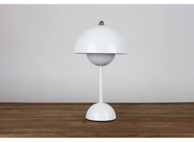Produktbild von Tischlampe kabellos Metall 18x30cm LED Touch USB Lampe Nachttischlampe Tischleuchte