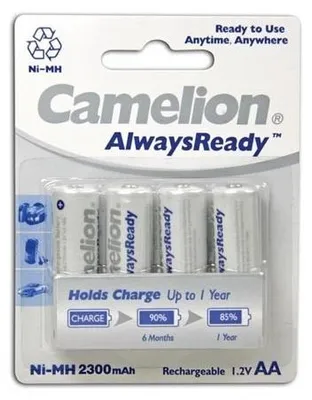 Image de Camelion NH-AA2300ARBP4 Pile rechargeable AA Nickel-Metal Hydride (NiMH)