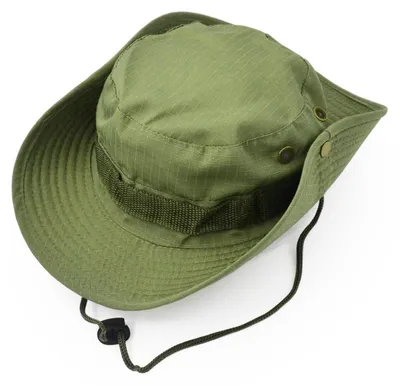 Produktbild von Boonie Hut Klassischer Buschhut Sonnenhut Fischerhut Eimerkappe Armeekampfstil Einheitsgröße