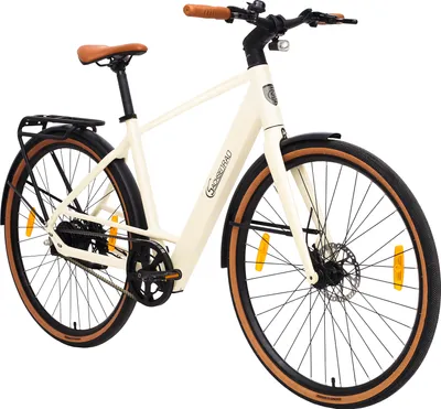 Produktbild von SachsenRAD Urban City E-Bike C3M Roma, mit Riemenantrieb Drehmomentsensor, Ultraleicht 16kg, 28 Zoll Citybike Lenker vollintegriertes, Elektrorad