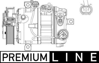 Produktbild von Klimakompressor MAHLE ACP 637 000P