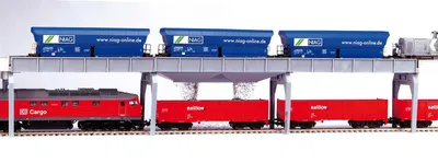Produktbild von Piko Entladebrücke 61122, Betonnachbildung, gealtert, für Selbstentladewagen
