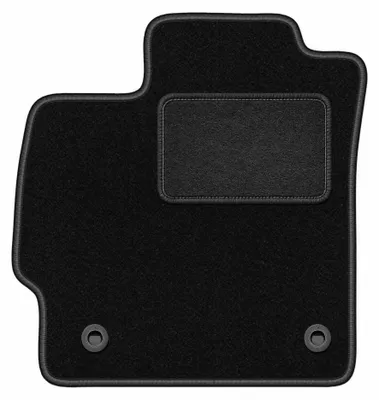 Produktbild von Fahrermatte Velours für Toyota Prius III XW30 2011-2015 (Schrägheck) – 1-tlg, Schwarz, passgenau – Wielganizator LUX