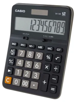 Zdjęcie produktu dla Kalkulator biurowy Casio DH-12BK-S