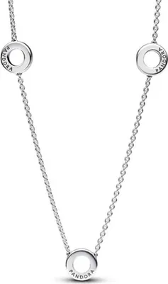 Image de Pandora Pavé Circle Necklace 393162C01-50 Collier pour femmes
