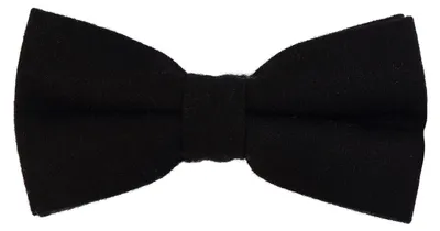 Produktbild von DonDon Herren Fliege 12 x 6 cm Baumwolle gebunden und längenverstellbar schwarz