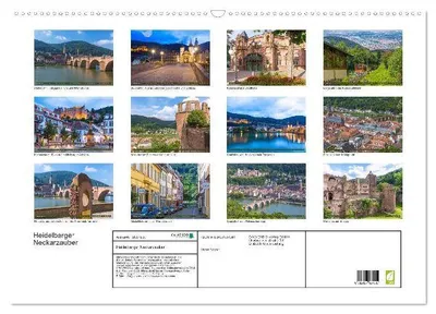 Produktbild von Heidelberger Neckarzauber (Wandkalender 2026 DIN A2 quer), CALVENDO Monatskalender