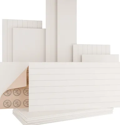 Produktbild von AKUSTIKO Akustikpaneele Selbstklebend 120x60cm - 20 Stück Warmweiß Akustik Wandpaneele Brandschutzklasse B-s1-d0 Panels Filz 9mm Hexim Decken- & Wandverkleidung Akustik Platte 14.4m²)