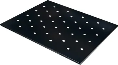 Zdjęcie produktu dla Półka do szafy szafki Rack NETBERG 19" 1U 800mm metalowa czarna 48,5x50cm