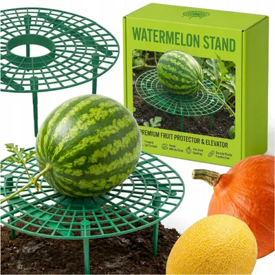 Obrázek produktu pro STOJAN NA VODNÍ MELUN, OPORA PRO DÝNI A MELOUN – ČISTÉ A ZDRAVÉ OVOCE, SADA 5 KS, 30 cm