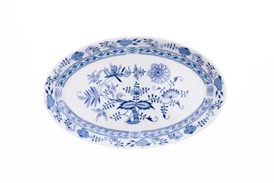 Obrázek produktu pro Saphyr, mísa oválná, 33 cm, cibulák, porcelán Thun 1794