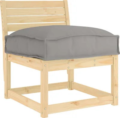 Image de vidaXL Coussin gris 50 x 50 x 12 cm Tissu Oxford