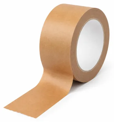 Produktbild von Papierklebeband Braun -  50 mm × 50 m - Stark haftend & handeinreißbarkeit 1 Stück