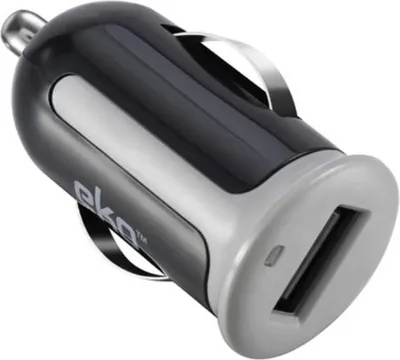 Produktbild von Eko, USB-Universal-Autoladegerät für Zigarettenanzünder 1A, Schwarz
