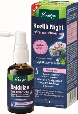Obrázok produktu pre Kneipp Valeriána na dobrú noc v spreji 30 ml