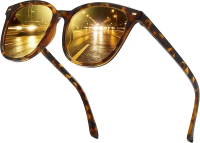 Imagen del producto de Gafas de noche para mujer, lentes polarizados, antirreflejos, visión mejorada