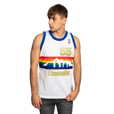 Obrázek produktu pro Basketbalový dres Mitchell & Ness Denver Nuggets #55 Dikembe Mutombo white Swingman Jersey - L