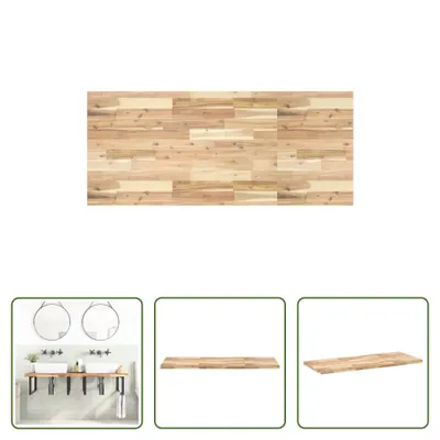 Produktbild von The Living Store Waschtischplatte Unbehandelt 120x60x4 cm Massivholz Akazie