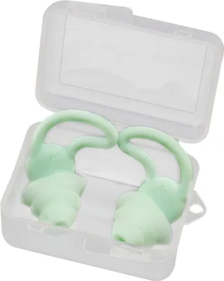 Image de Bouchons d'oreille pour la natation, bouchons d'oreille souples en silicone, étanches, réutilisables, réduction du bruit pour adultes, pour dormir, travailler le bois,