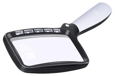 Obrázek produktu pro Verk 09151 Čtecí lupa skládací 5LED, 3x
