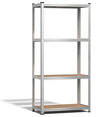 Produktbild von VOUNOT® 4-Stufiges Schwerlastregal, Regal Lagerregal Kellerregal, 80x40x160cm