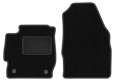 Immagine prodotto di Tappetini anteriori in moquette per Ford Ka+ 2014- (hatchback) – 2 pezzi, neri, su misura – Wielganizator LUX