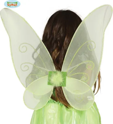 Produktbild von Grüne Schmetterlings-Flügel, 46 Cm