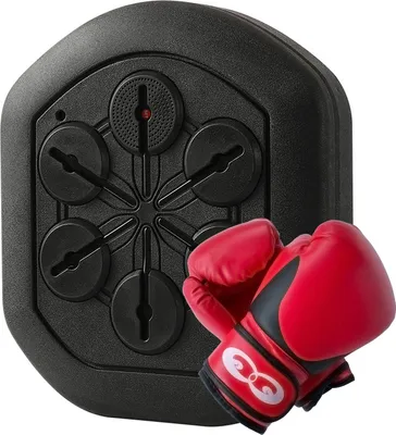 Obrázok produktu pre Hudobný boxerský tréner, aktualizácia APP Bluetooth + detské rukavice, inteligentné tréningové zariadenie na boxovacie vrece