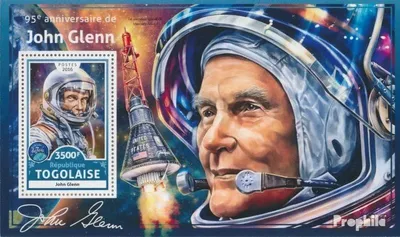 Produktbild von Briefmarken Togo 2016 Mi Block 1394 (kompl. Ausgabe) postfrisch John Glenn