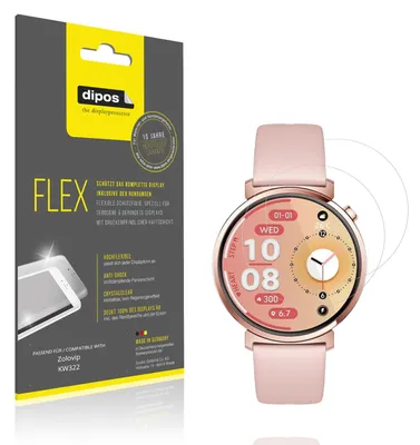 Produktbild von 2x Schutzfolie für Zolovip KW322 Folie, 100% Displayabdeckung, dipos Flex
