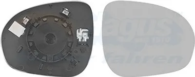 Produktbild von VAN WEZEL Spiegelglas Außenspiegel Rechts für FIAT 500X (334) Konvex Beheizbar 1704838
