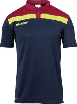 Produktbild von Uhlsport Offense 23 Poloshirt Herren - Marine / Bordeaux / Neongelb