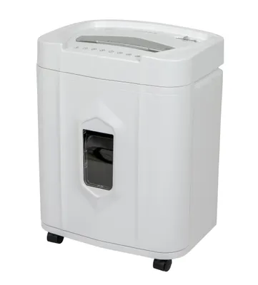 Zdjęcie produktu dla Niszczarka ścinkowa do dokumentów Verotech VS-2014CC / 14 kartek / 4 x 12 mm / 21 L / P-4 / biała