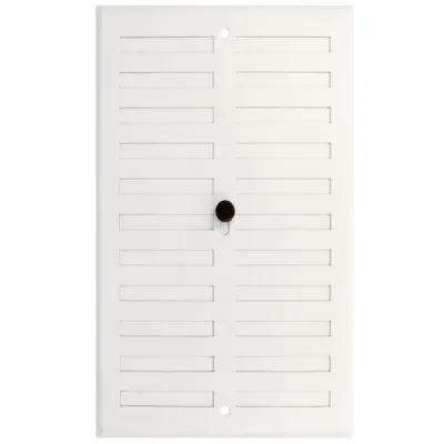 Produktbild von Schiebelüftung Weiß Lüftunsggitter Lüftungsblech Aluminiumgitter 170mm x 250mm