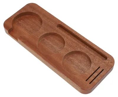 Produktbild von Ständer für Tamper, geeignet für 51-mm-Siebträger, aus Walnussholz, zur Aufbewahrung des Tampers, ideal für den Heimgebrauch oder für Cafés
