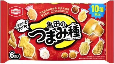 Immagine prodotto di Kameda | Risskracker Tsunami Mix - 120g - 6 pezzi - Con frutti di mare - Vegetariano