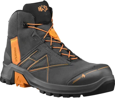 Produktbild von Haix CONNEXIS Safety+ GTX mid grau/orange Gr. 6